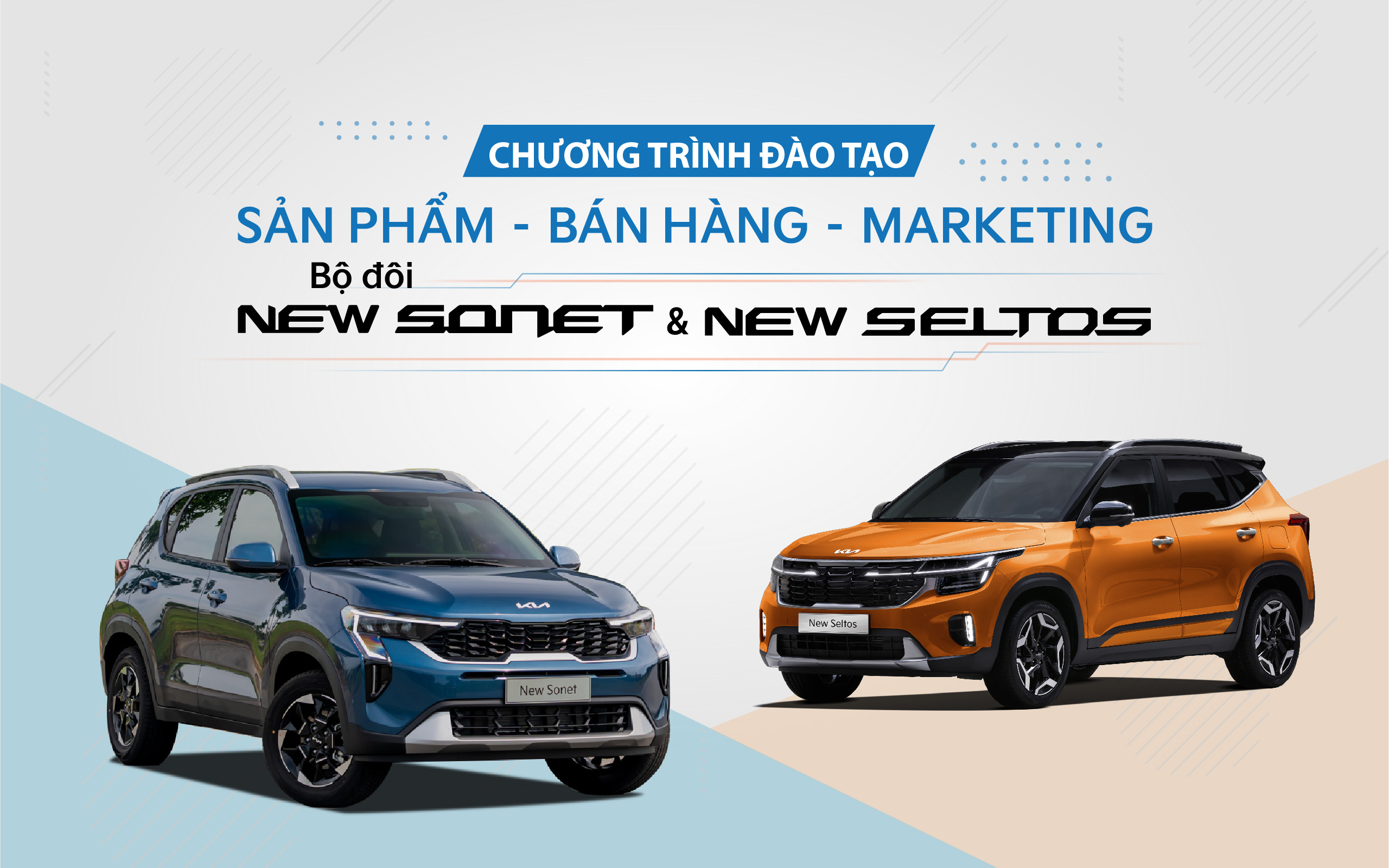 THACO AUTO Tây Ninh tham gia đào tạo kiến thức sản phẩm bộ đôi Kia New Sonet và Kia New Seltos