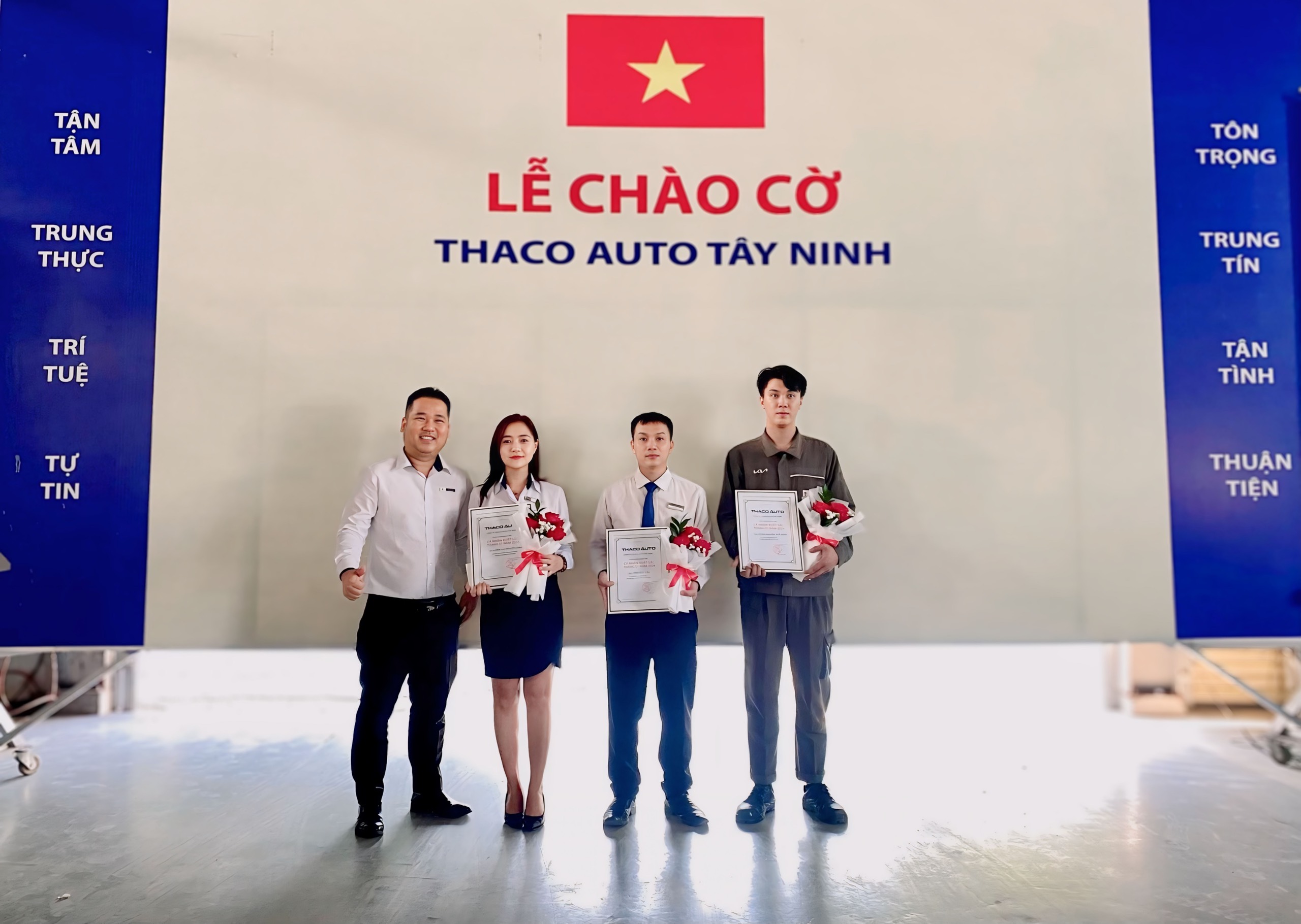 Chào cờ đầu tháng 3: Nét đẹp văn hóa THACO AUTO